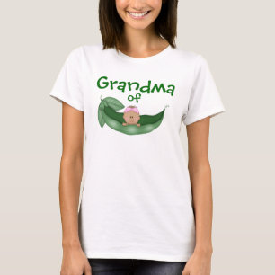 ベビーガールのおばあちゃん(ダークスキン) Tシャツ
