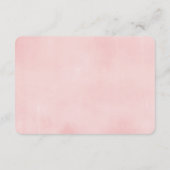 ベビーガールのためのピンクの緑のカボチャの秋の本 エンクロージャーカード (裏面)