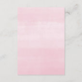 ベビーガールのための本ハロウィーン幽霊ベビーシャワー エンクロージャーカード (裏面)