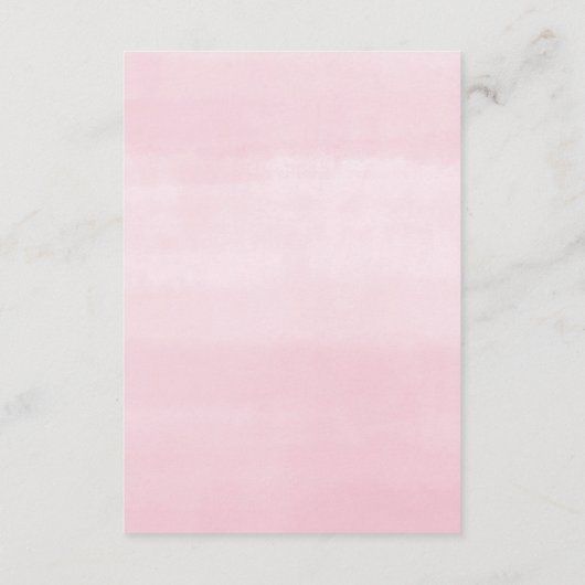 ベビーガールのための本ハロウィーン幽霊ベビーシャワー エンクロージャーカード (裏面)