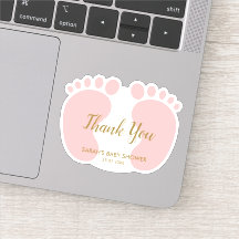 ベビーガールのシャワーのパーティー感謝していはあなたに