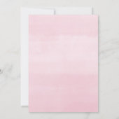 ベビーガールのハロウィーン秋かわいい幽霊ベビーシャワー 招待状 (裏面)