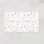 ベビーガールのブックカードを持って来て。かわいいベビードラゴン エンクロージャーカード (裏面)