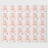 ベビーガールの包装紙 ラッピングペーパー (フラット)