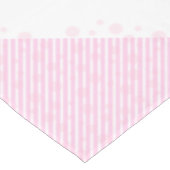 ベビーガールの赤ちゃんシャワー象のテーブルクロス テーブルクロス (アングル)