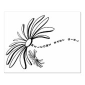 ベビーガールへようこそ ラバースタンプ (インプリント)