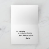 ベビーガールまたはボーイズ1st誕生日パーティの招待状 招待状 (内部)