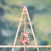 ベビーガールウェルカムサイン アクリルサイン (ニュートラル)