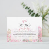 ベビーガールウォーター色ピンクボウフローラ エンクロージャーカード (スタンド正面)