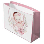 ベビーガールウォーター色 ラージペーパーバッグ (裏面アングル)