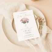 ベビーガールエイプリルシャワー 招待状