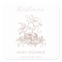 ベビーガールエレガントバードネストベビーシャワー