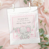 ベビーガールエレファントピンク水玉模様園区シーシャワー フェイバーバッグ