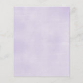 ベビーガールエレファント1st誕生日タイムカプセルカード (裏面)