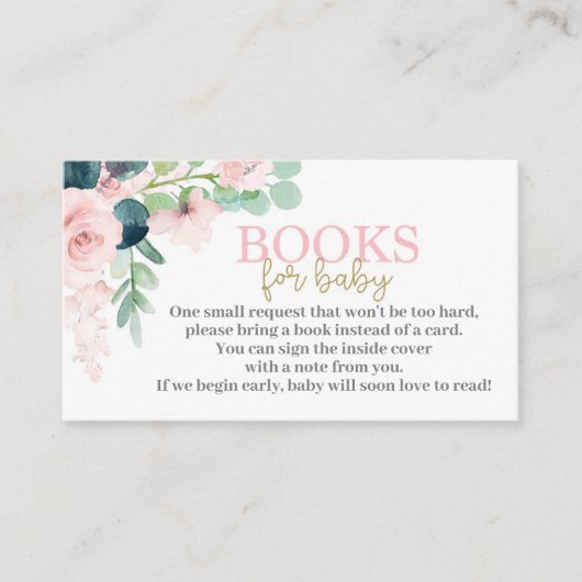 ベビーガールエンクロージャカード用の本 エンクロージャーカード (正面)