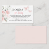 ベビーガールエンクロージャカード用バタフライブック エンクロージャーカード (正面/裏面)