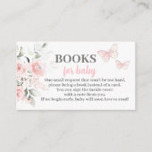 ベビーガールエンクロージャカード用バタフライブック エンクロージャーカード (正面)