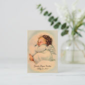 ベビーガールエンジェルバプティスマル記念神聖カード 名刺 (スタンド正面)