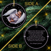 ベビーガールエンジェル記念ウインドチャイム セラミックオーナメント