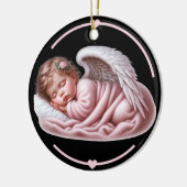 ベビーガールエンジェル記念 セラミックオーナメント (左)