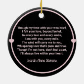 ベビーガールエンジェル記念 セラミックオーナメント (裏面)