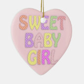 ベビーガールオーナメント セラミックオーナメント (右)