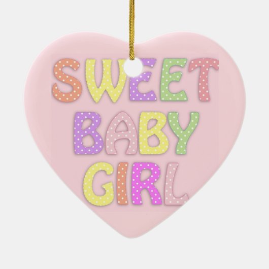 ベビーガールオーナメント セラミックオーナメント (裏面)