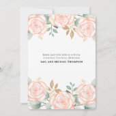 ベビーガールオーバーレイ文字生まれたばかりのフォトシックなピンク (裏面)