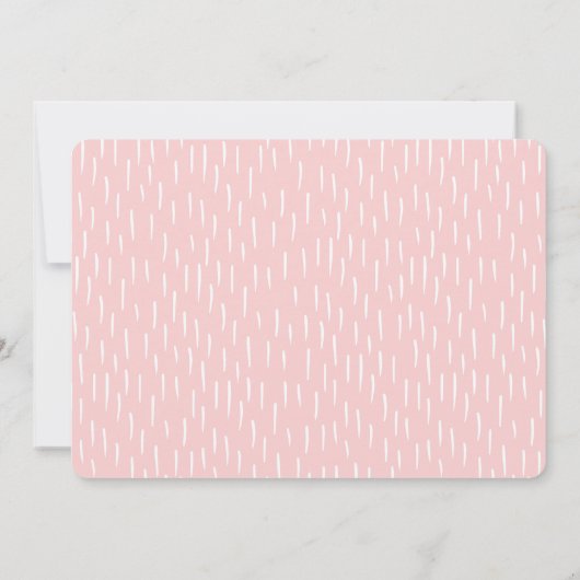 ベビーガールカスタムの写真とピンクのパターンのバック (裏面)