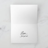 ベビーガールカードおめでとうございます カード (内部)