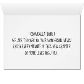 ベビーガールカードおめでとうピンクベアかわいい (内部横(下))