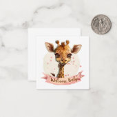 ベビーガールカード ノートカード (正面/裏面インサイチュ)