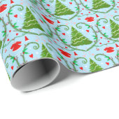 ベビーガールサンタ衣装ベビーシャワーパターン ラッピングペーパー (ロールコーナー)