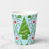 ベビーガールサンタ衣装ベビーシャワーパターン 紙コップ (右)