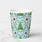 ベビーガールサンタ衣装ベビーシャワーパターン 紙コップ (正面)