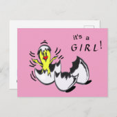 ベビーガールシック漫画はがき ポストカード (正面/裏面)