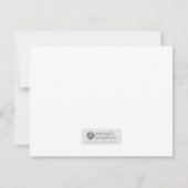 ベビーガールシップ&シーシャワー招待状 招待状 (裏面)