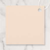 ベビーガールシャワーありがとうラベル フェイバータグ (裏面)