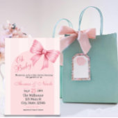 ベビーガールシャワー招待状コケットボーエステティック 招待状