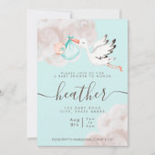 ベビーガールシャワー招待状 招待状 (正面)