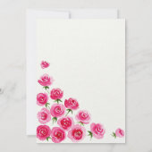 ベビーガールシャワー招待状 招待状 (裏面)