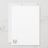 ベビーガールシャワー招待状 招待状 (裏面)