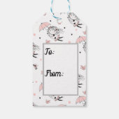 ベビーガールシャワー ギフトタグ (裏面)