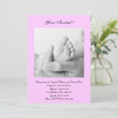 ベビーガールシャワー 招待状 (スタンド正面)