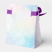 ベビーガールシャワー | Purple Rainbow BALLOON LOVE フェイバーボックス (裏面サイド)