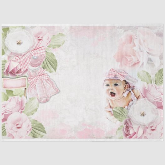 ベビーガールシリーズデザイン2 薄葉紙 (正面)