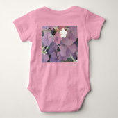 ベビーガールジャージー生まれたばかりのボディスーツへ24ヶ月/子供 ベビーボディスーツ (裏面)