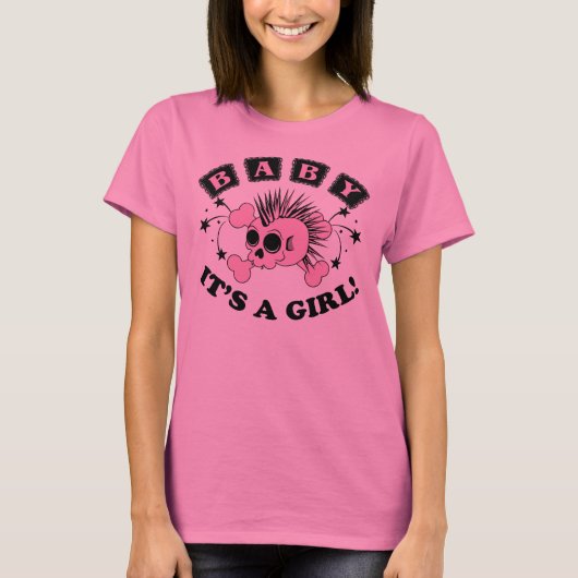 ベビーガールスカル Tシャツ (正面)