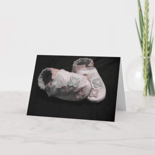 ベビーガールスリッパ カード (正面)