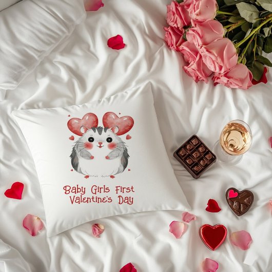 ベビーガールズファーストバレンタインデー クッション